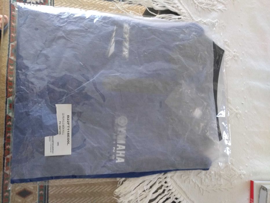 T-shirt oficial de corrida Yamaha Racing, NOVA!