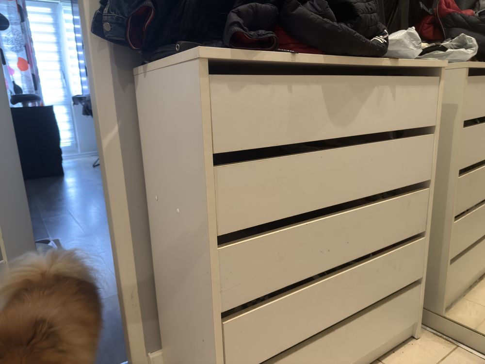 Biała szafka na buty
