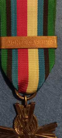 Krzyż Czynu Bojowego PSZNZ z okuciem MONTE CASSINO