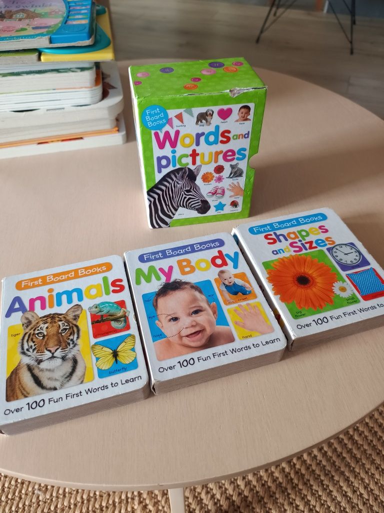 Zestaw pierwszych książek dla dzieci po angielsku first board books