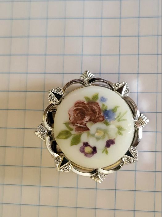 Дрес-кліп. Скло. Німеччина. Вінтаж