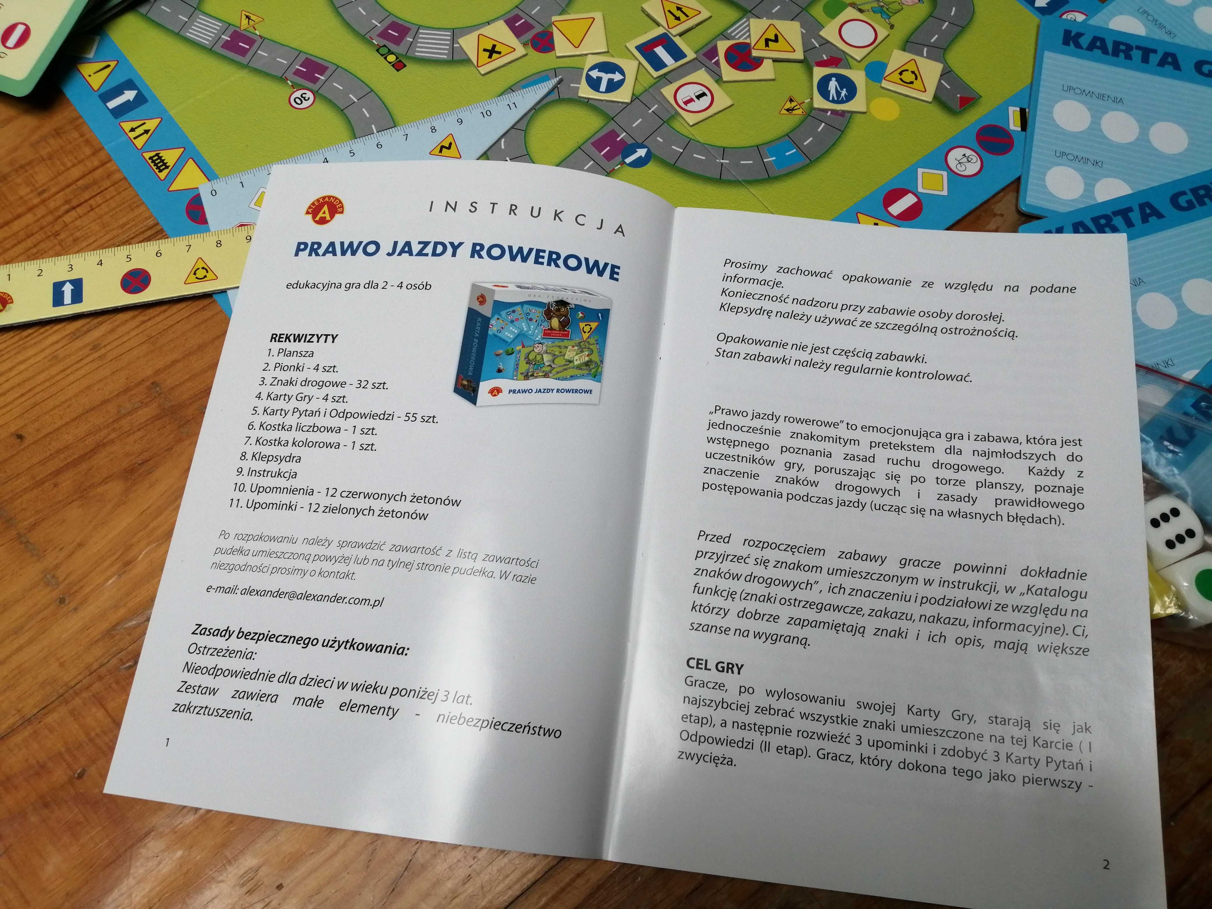 Gra planszowa Prawo Jazdy Rowerowe