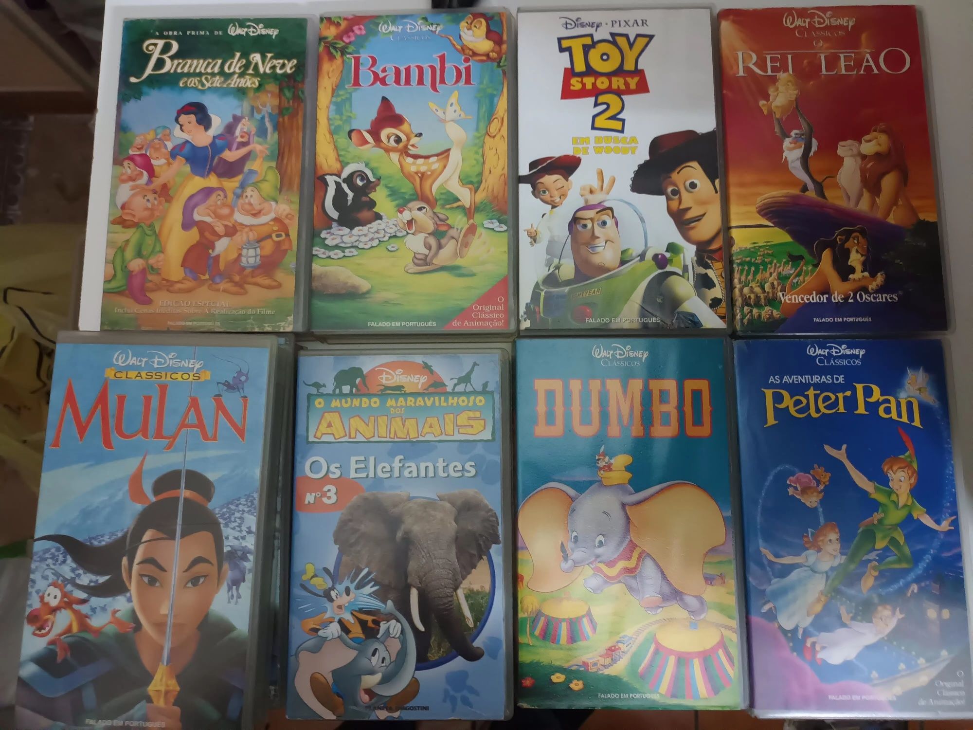 VHS de filmes diversos, infantis da walt Disney, para COLECIONADORES