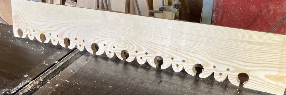 Deska czołowa okapowa ozdobna. Rozne wzory