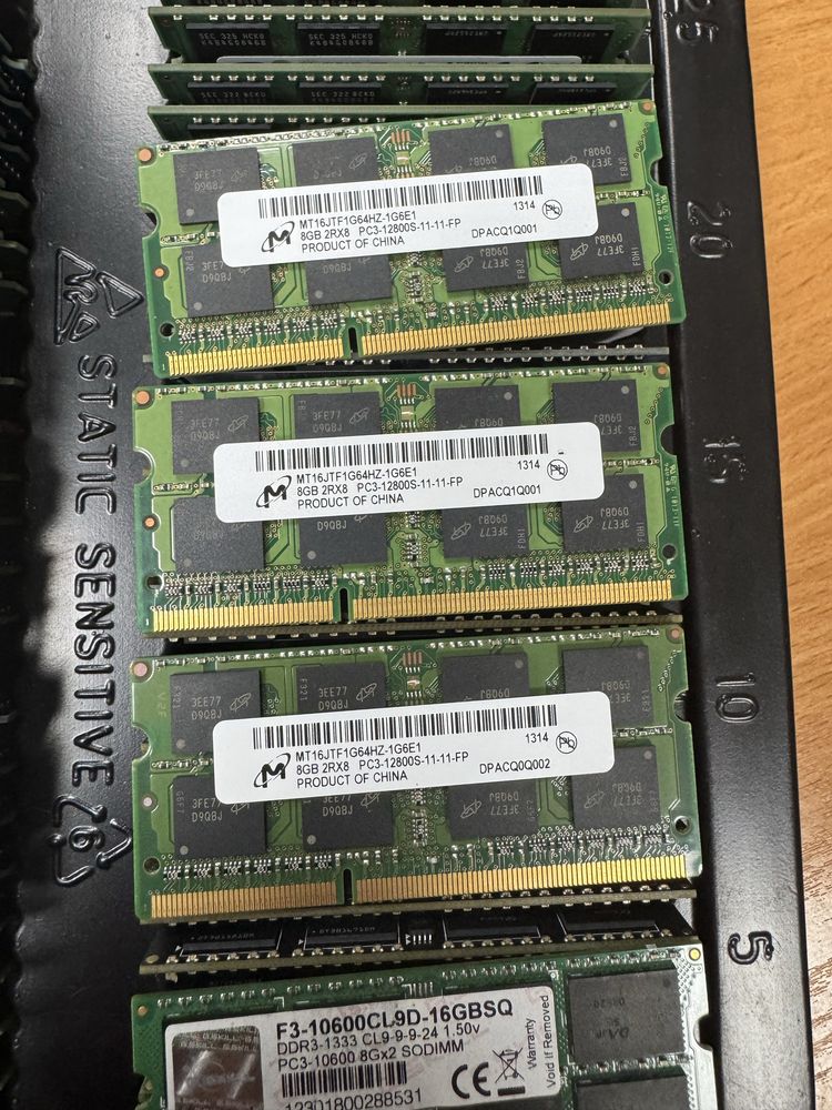 для ноутбука SoDimm DDR3L 4 Gb 8 Gb 1.35v 1.5v Оригінал!