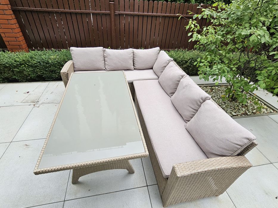 Sprzedam używane meble ogrodowe z technorattanu