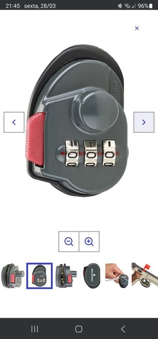 Cadeado Para gatilho de arma.