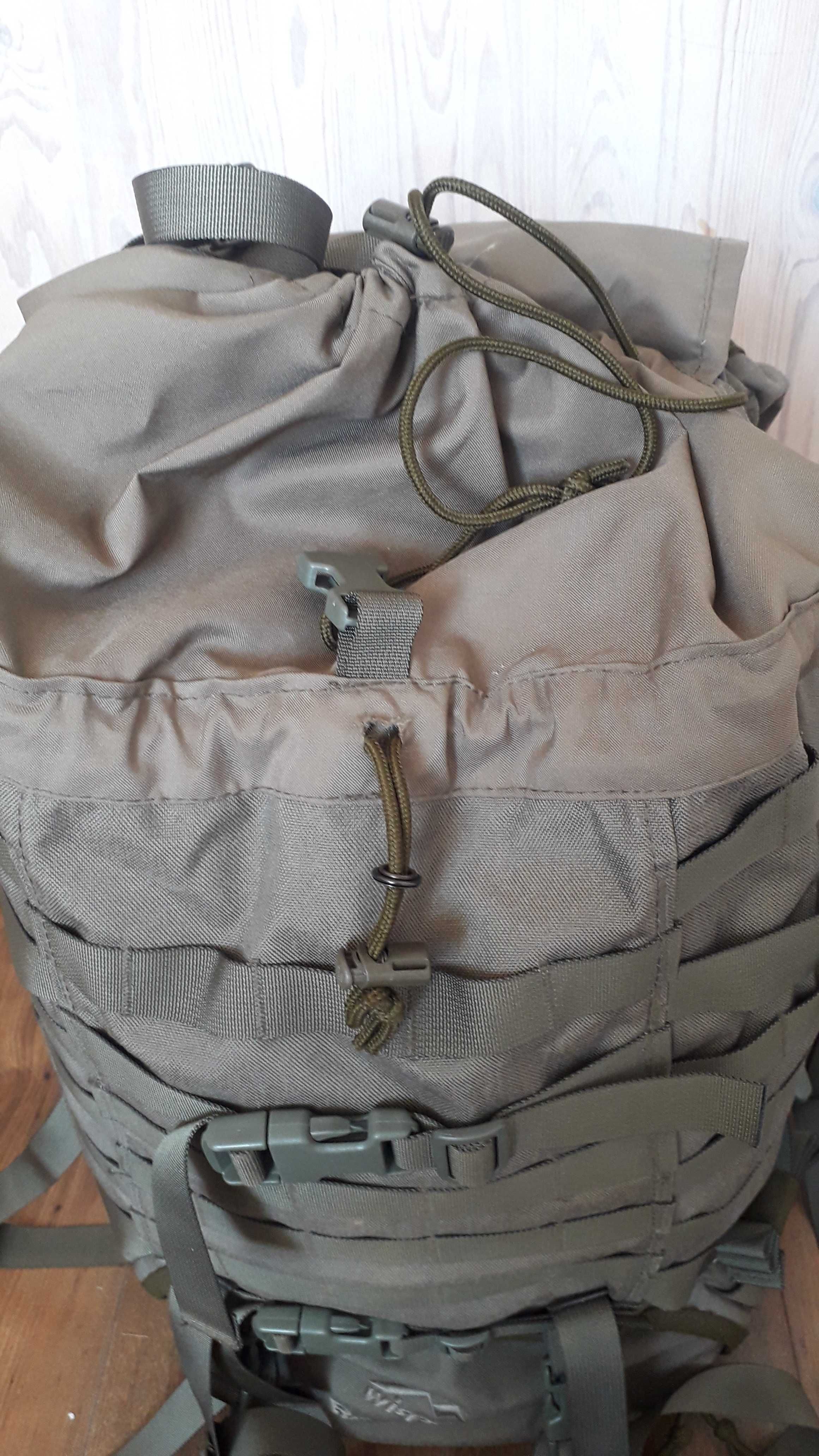 Plecak Wisport Raccoon 45l plus 2 x kieszeń boczna 9l RAL 7013