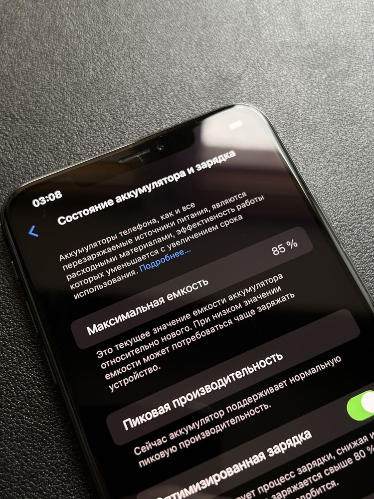 iPhone XS Max, 64gb, Space Gray (Neverlock) Айфон ХС Макс 85% акб