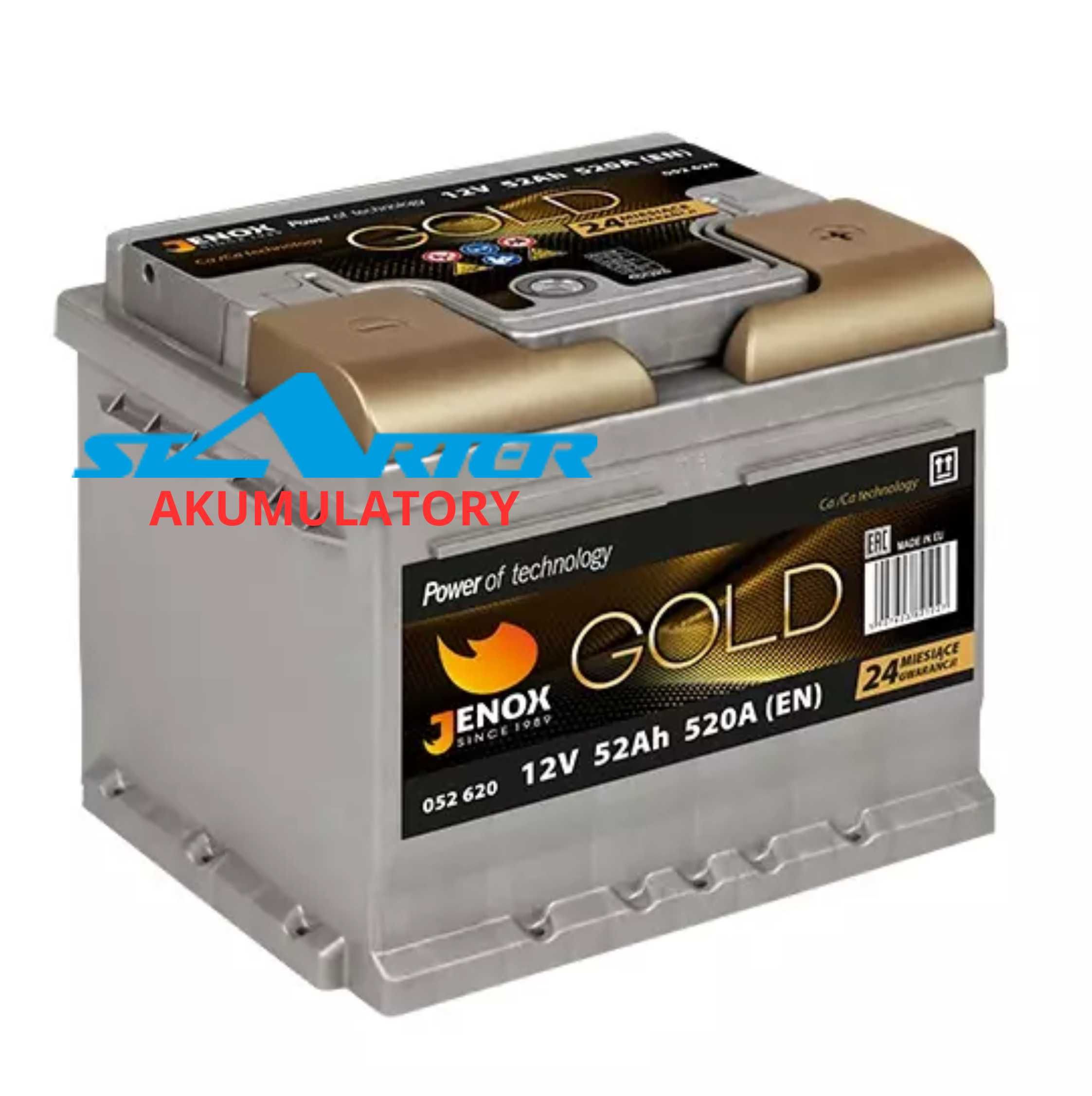 Akumulator JENOX Gold 52Ah 520A Kielce