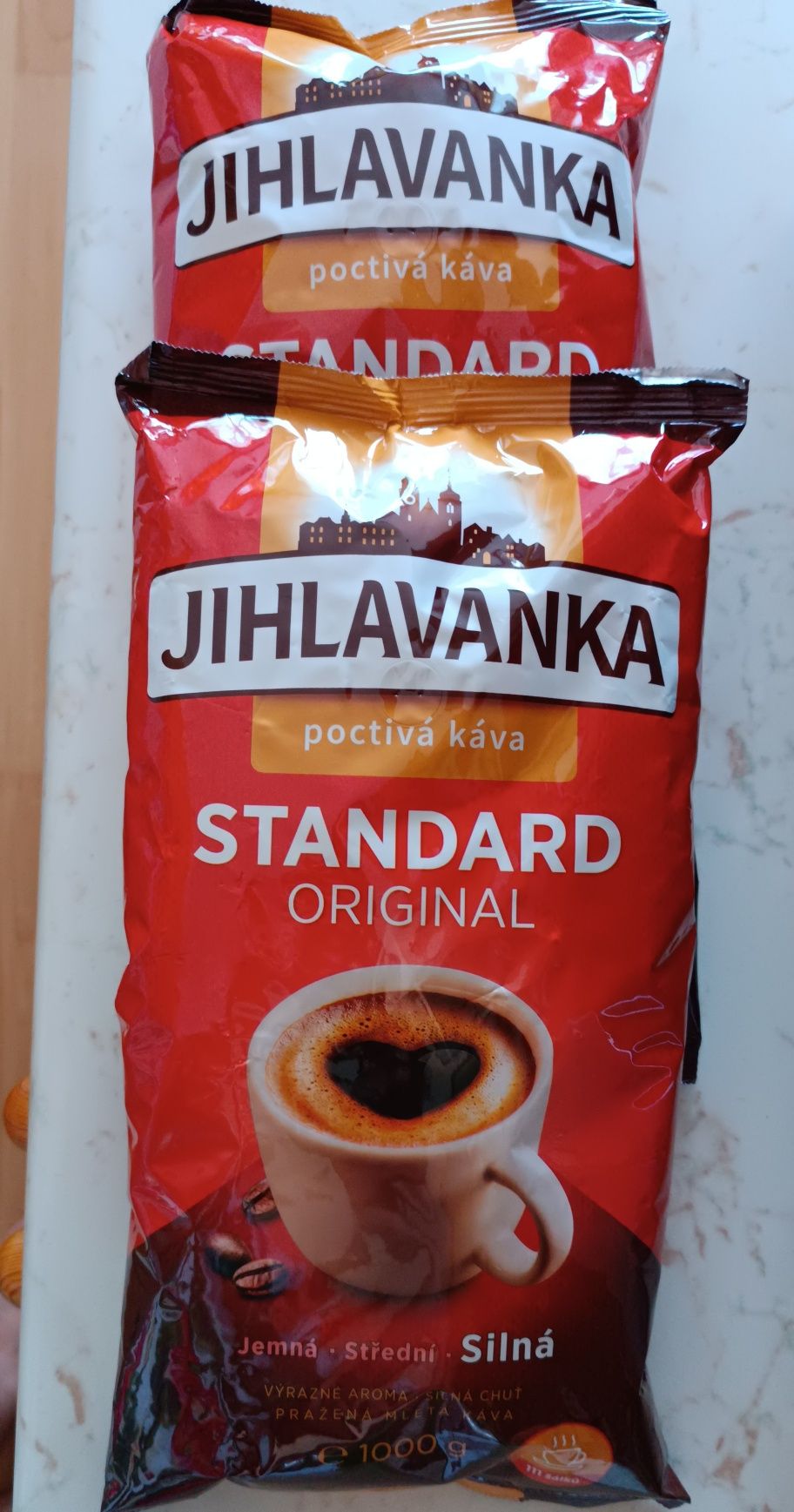 Чеська кава натуральна мелена Jihlavanka STANDARD 1000г-1кг