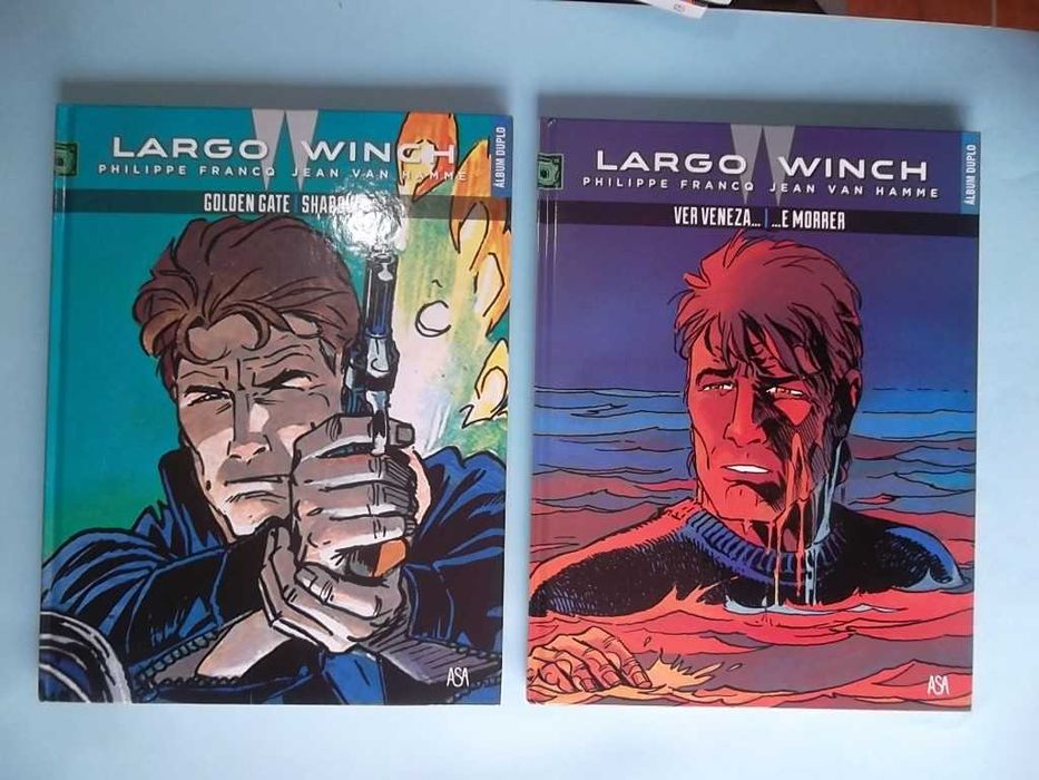 LARGO WINCH - Coleção 7 volumes duplos capa dura Ed. ASA