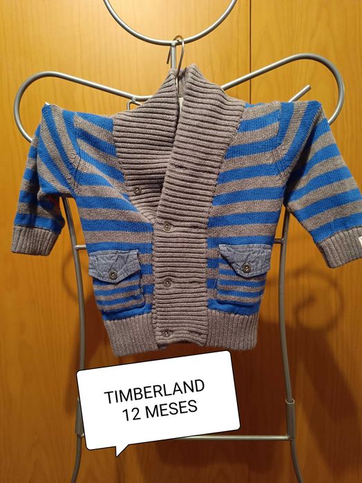 Casaco de malha Timberland tamanho 12 meses