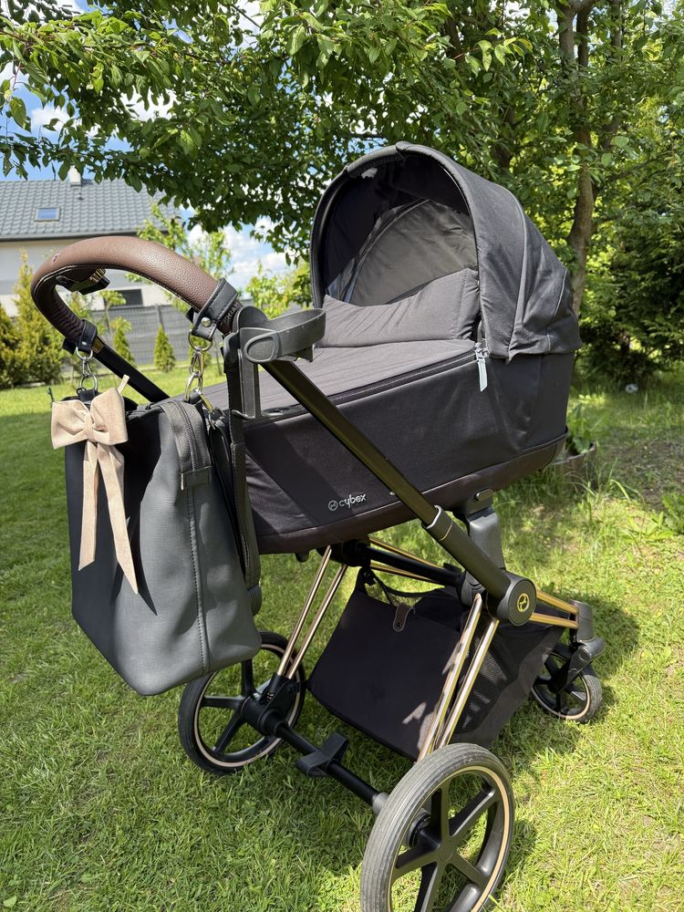 Wózek Cybex Priam 4.0 2w1 rose gold deep black
