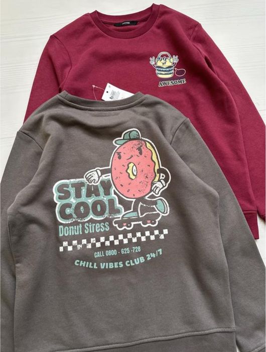 Новий світшот на флісі , кофта тепла для хлопців George 152-158