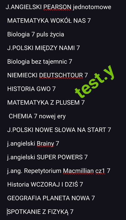 Matematyka z plusem 7 biologia geografia chemia fizyka