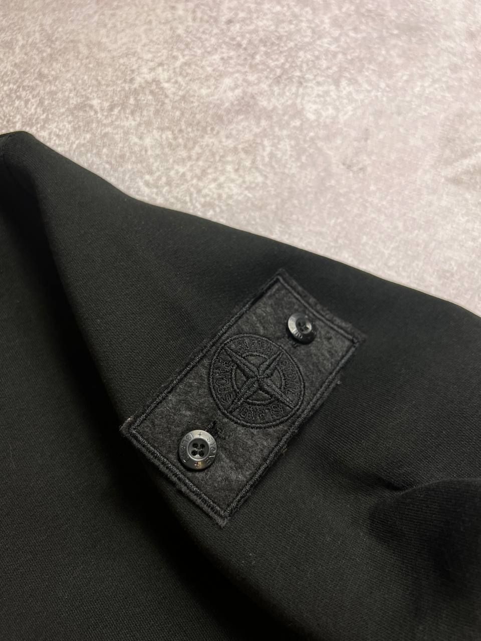 STONE ISLAND -50% Мужское худі чорне кофта свитшот худи чорне чоловіче