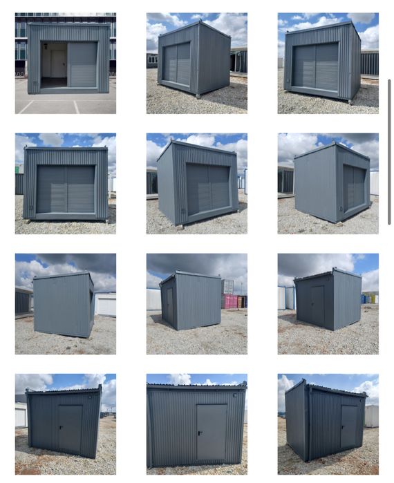 Pawilon handlowy kontener z roletami 10,5 m2