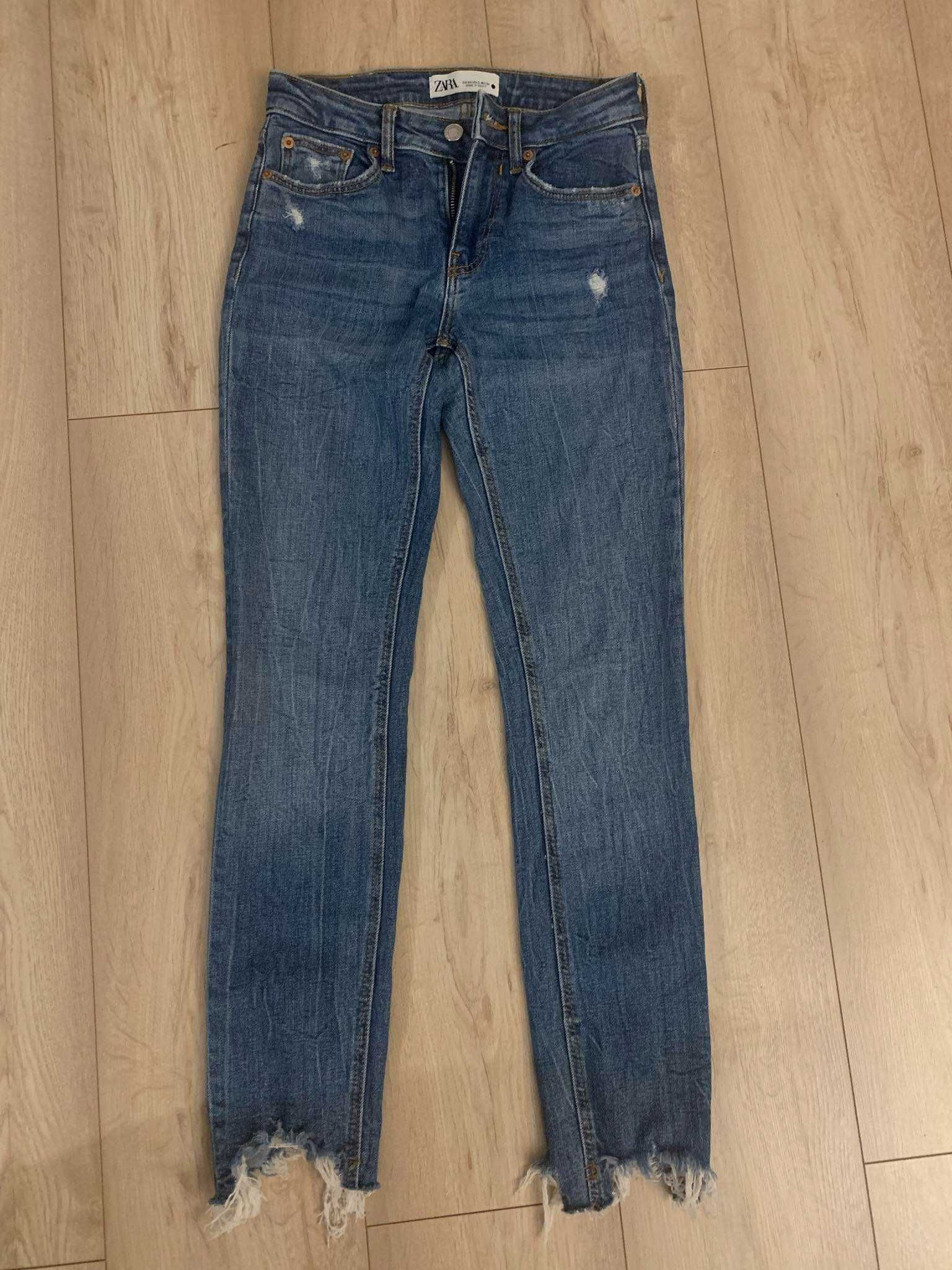 Jeansy skinny zara