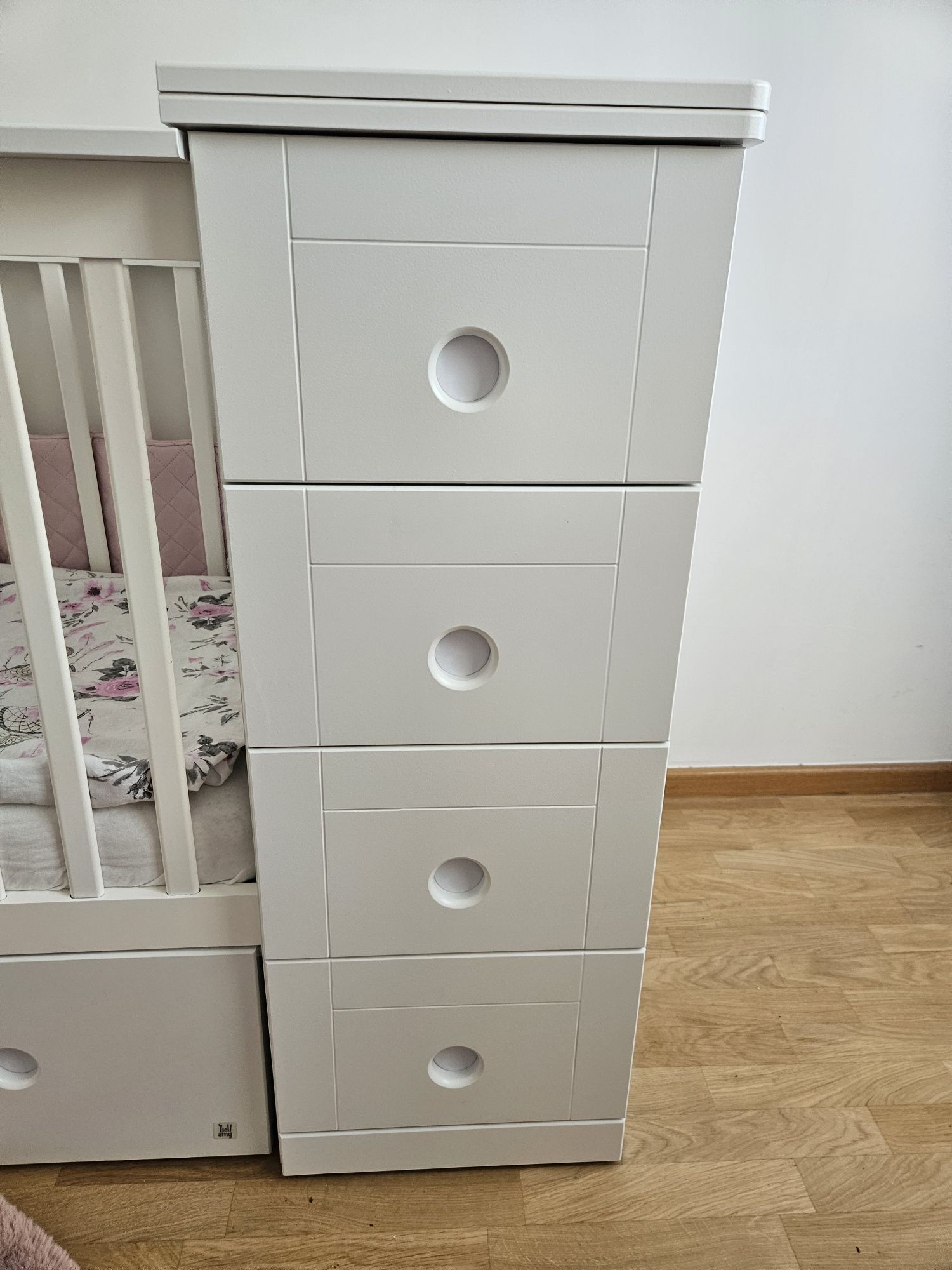 Bellamy Paso Doble łóżeczko dziecięce 120x60 + komoda