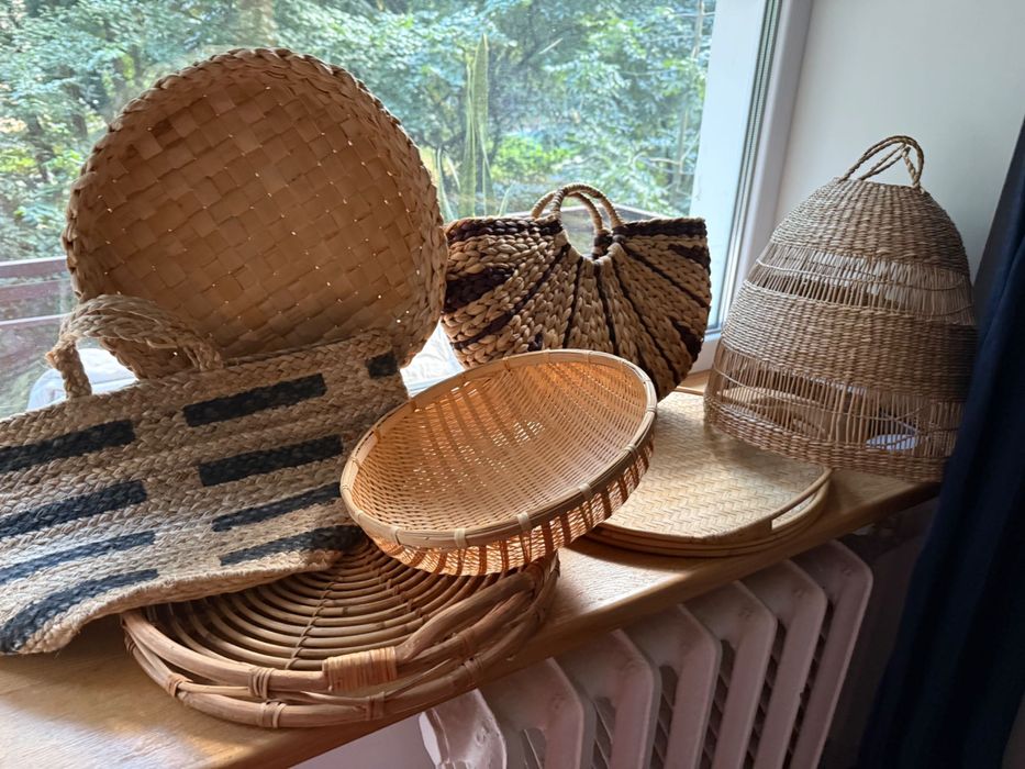 декор в стилі бохо прованс етно абажур ikea корзини h&m підноси миски