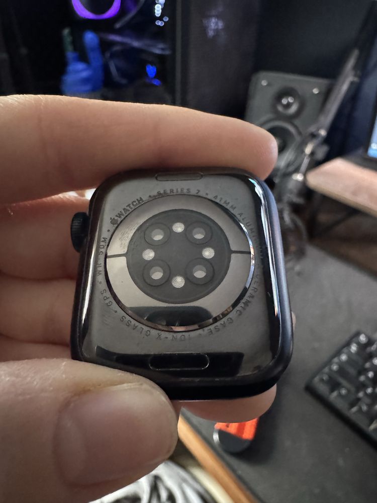 Apple Watch Series 7 41 Midnight CAŁY ZESTAW