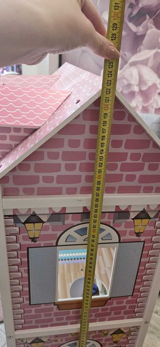 Drewniany domek dla lalek 123 cm