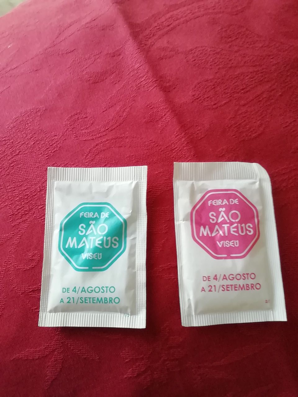 Pacotes de açúcar Feira de S. Mateus 2022, novos