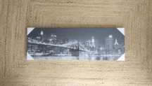 Foto obraz na płótnie Most Brookliński New York (30x90 cm)