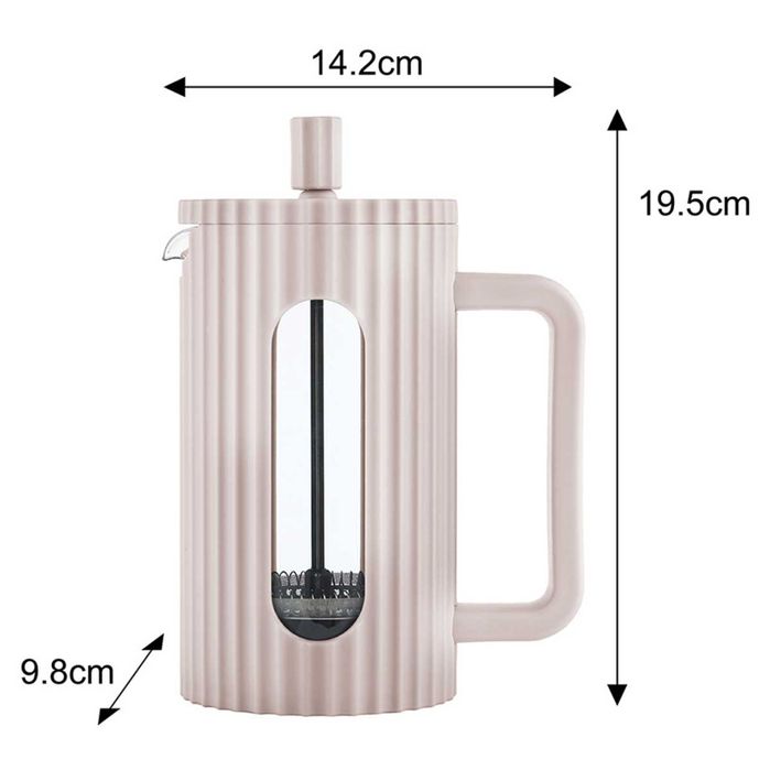 Zaparzacz Tłokowy Do Kawy/Herbaty 600Ml Klausberg Kb-7749 Różowy