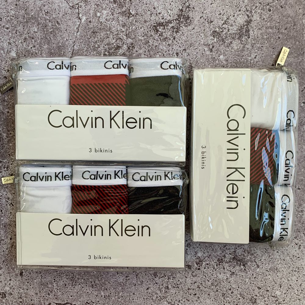 Жіночі Трусики/Бікіні/CALVIN KLEIN/Набір/оригінал100%.Размір M.