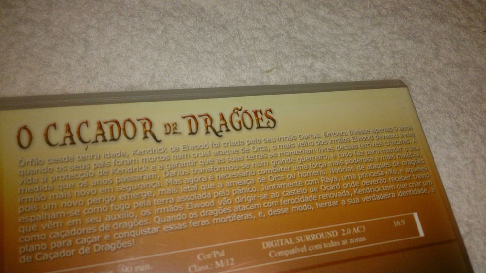 o caçador de dragões e derrotados (2 filmes em 1 dvd)