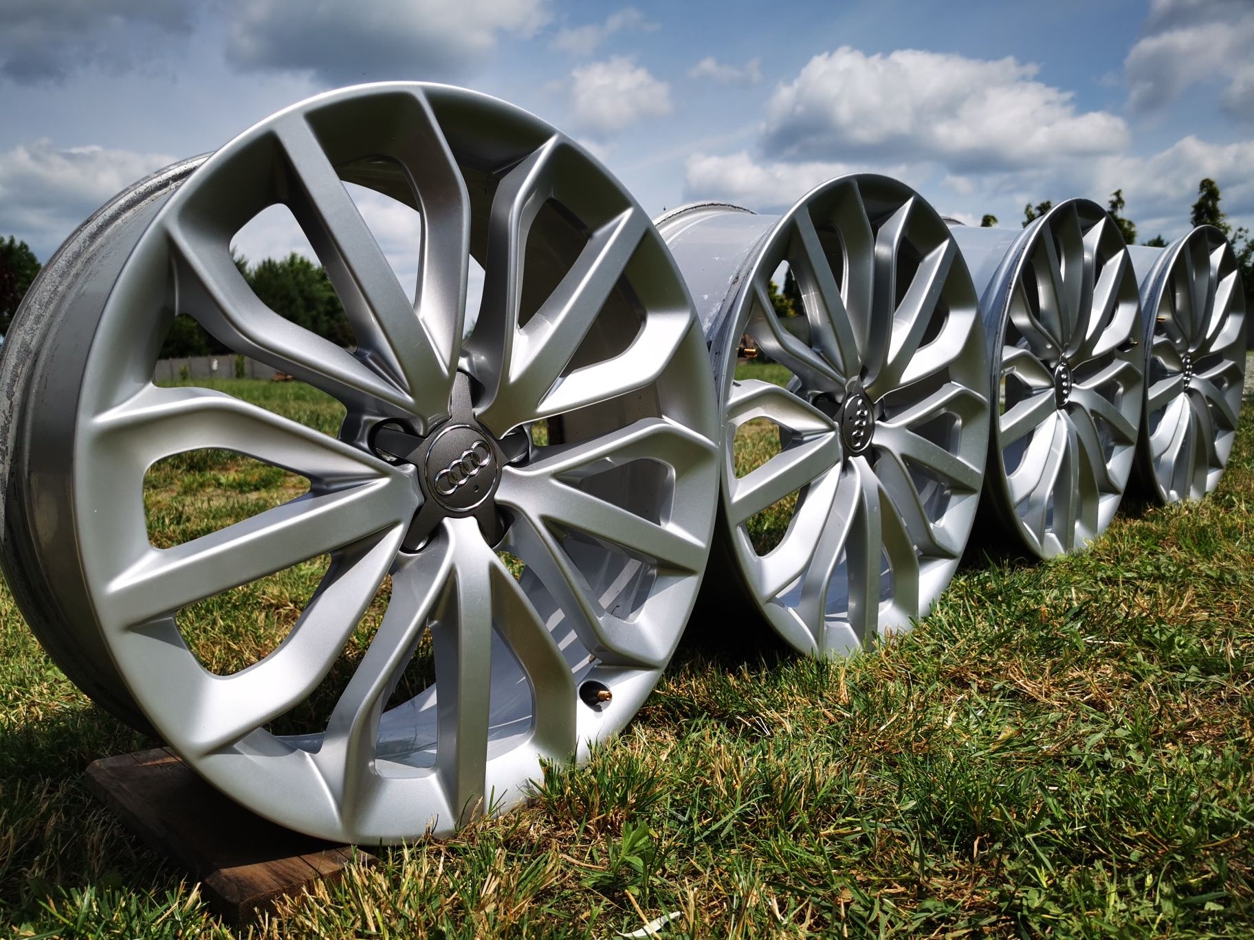 Oryginalne 19 AUDI S-LINE 4G0 felgi alufelgi A6 C6 C7 C8 Q5