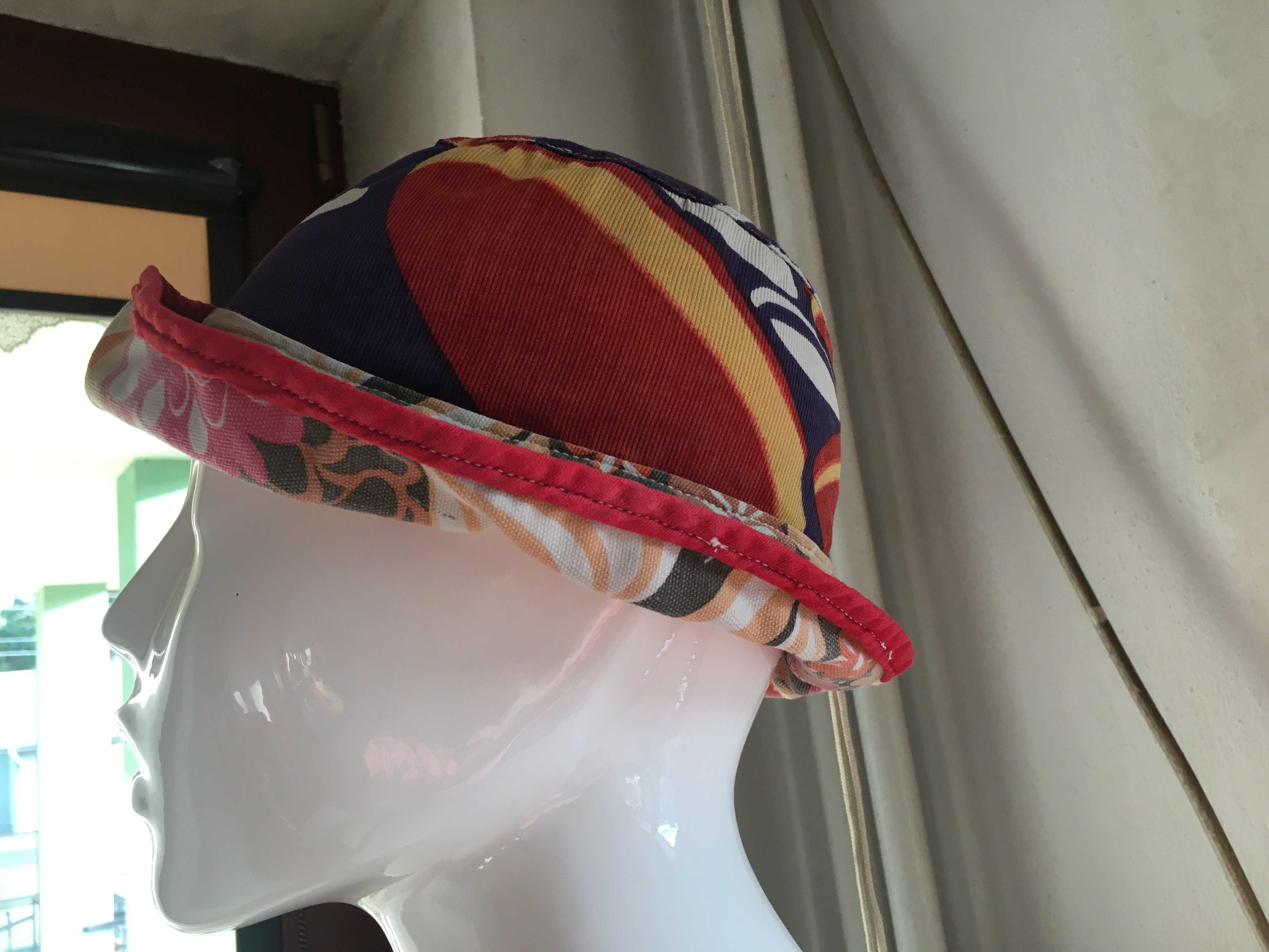 Kapelusz kapelusik dwustronny bawełna handmade