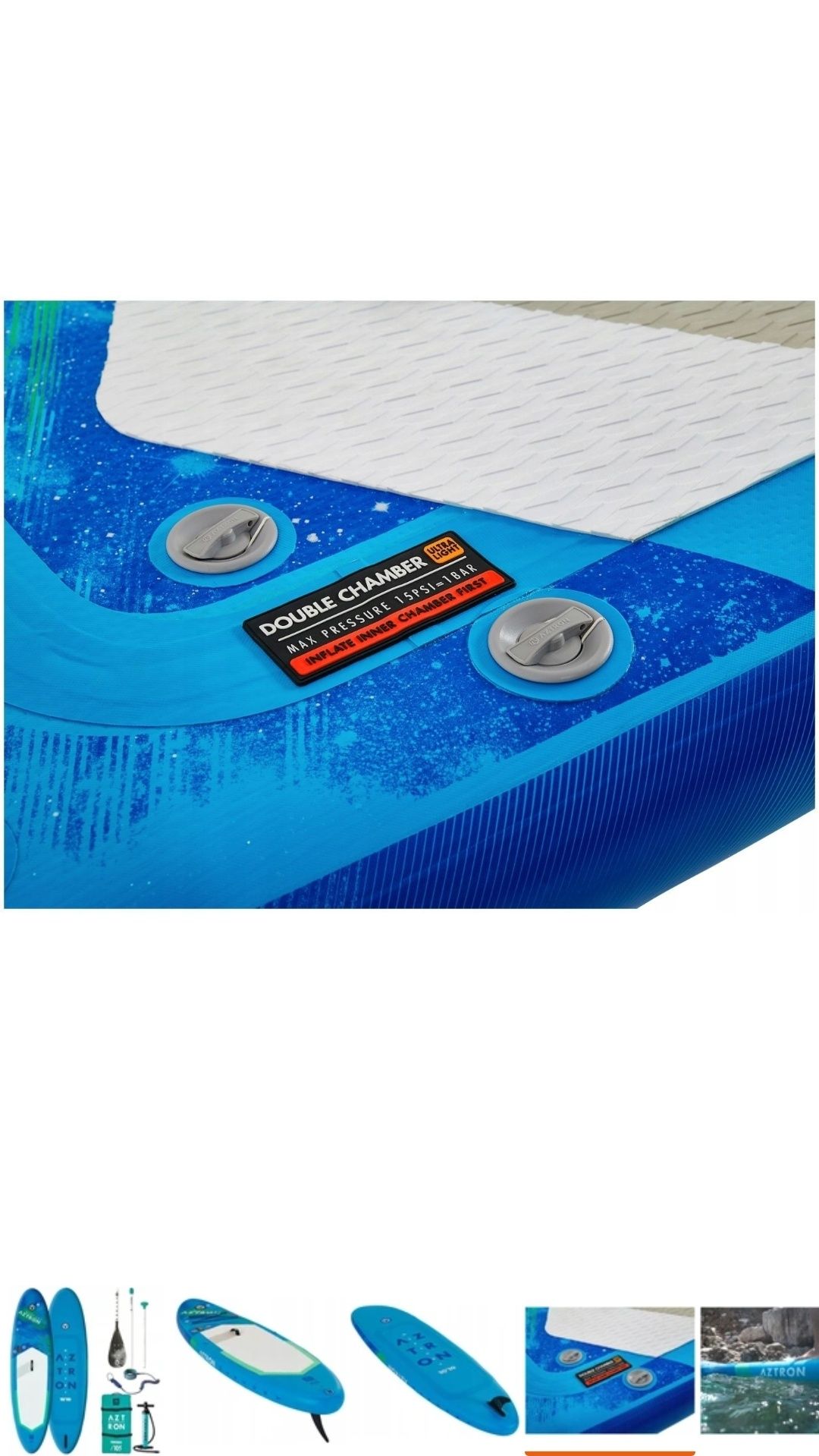 Deska SUP Pompowana dwukomorowa Aztron  Mercury