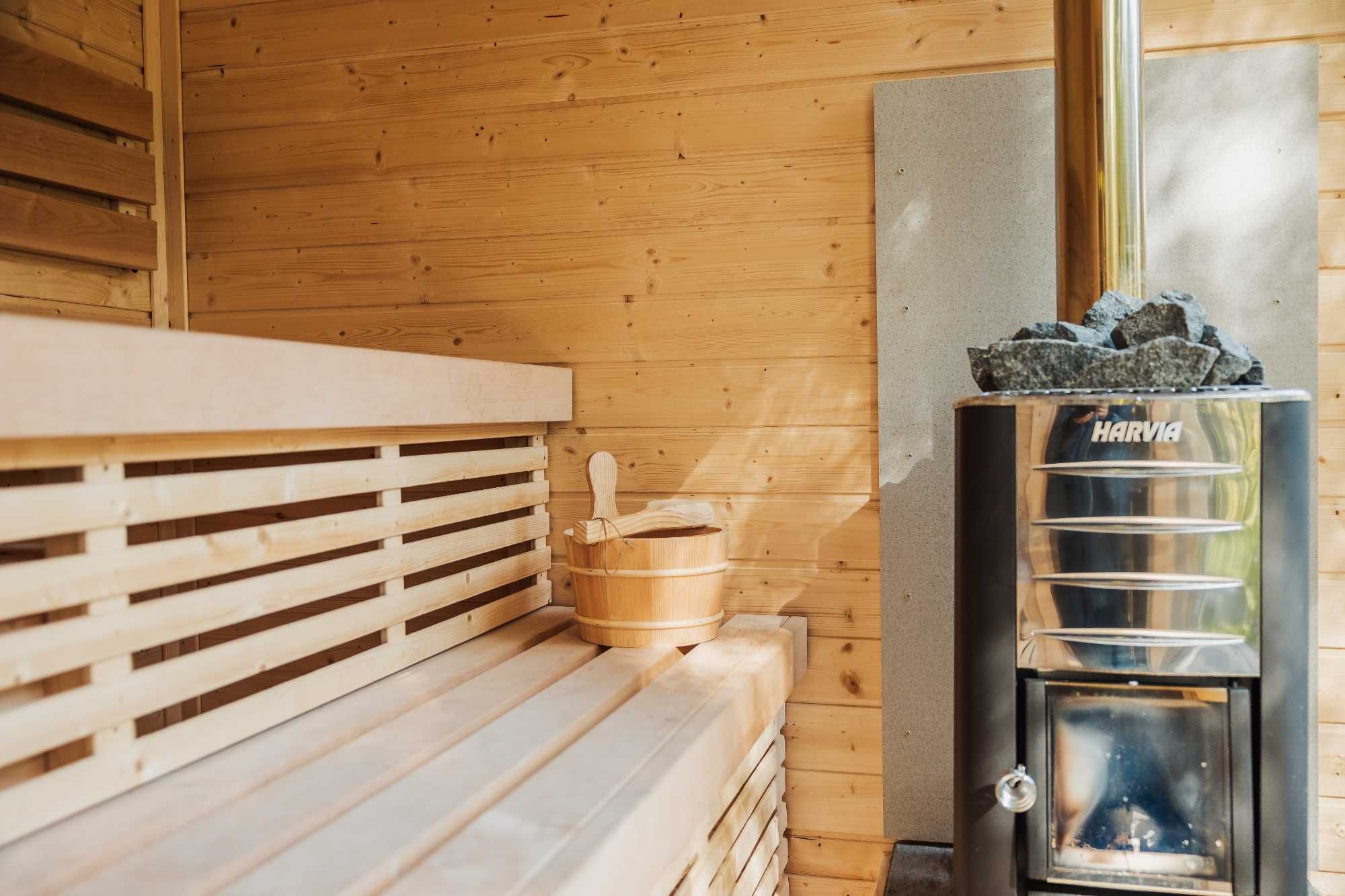 Domek na Mazurach +Sauna+ Jacuzzi+ Beczka