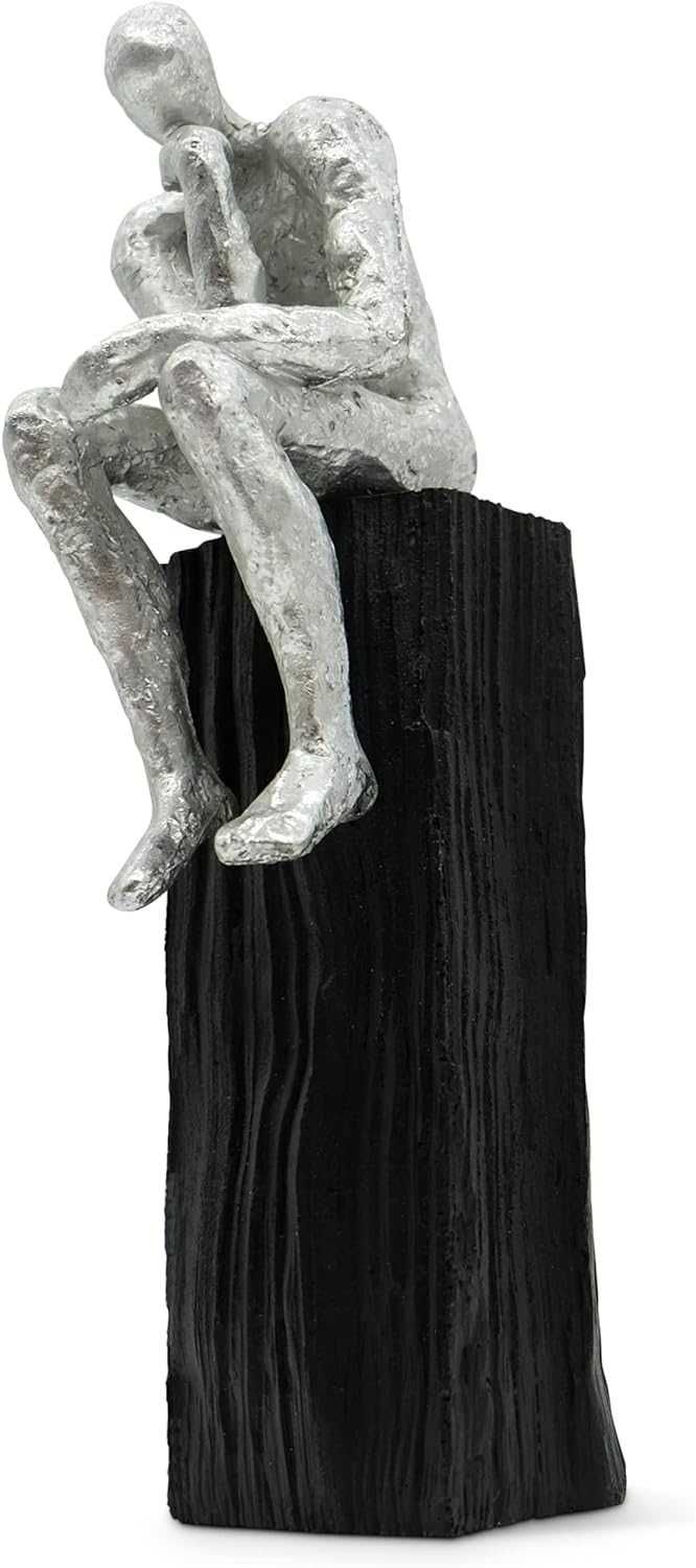 декоративна фігура з мармуру скульптура Feinknick мислитель   29 см