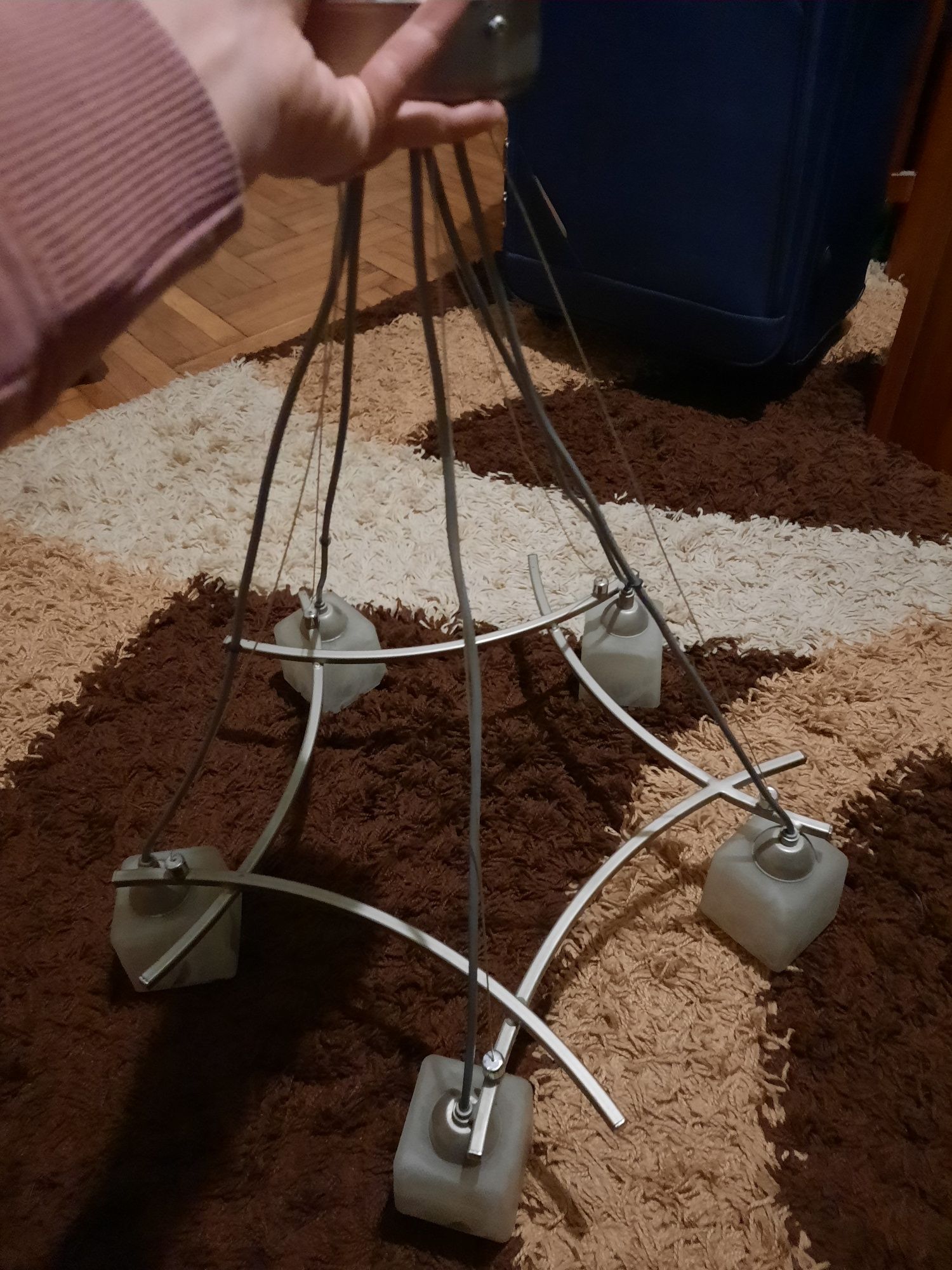 Lampa wisząca 5 punktowa żyrandol