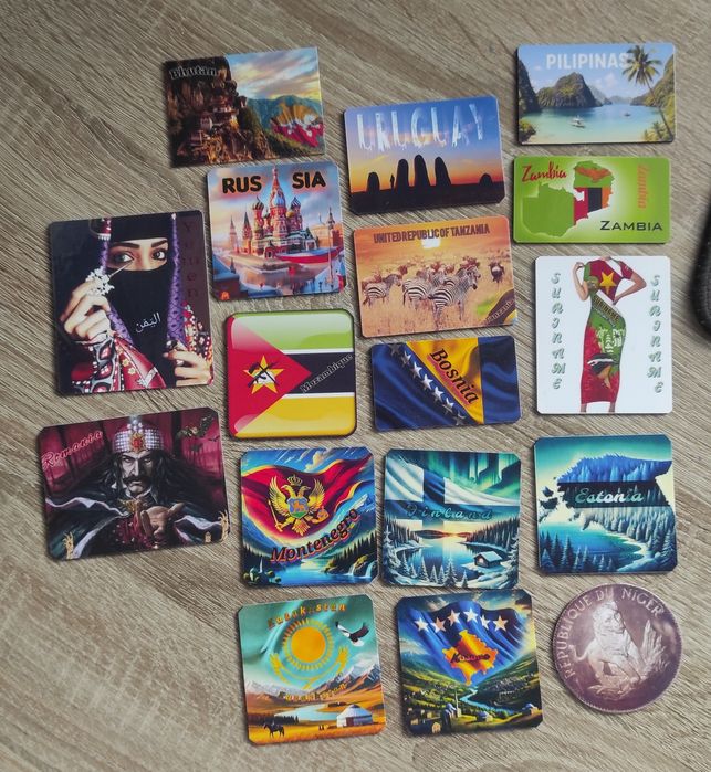 Магніти на холодильник магниты сувеніри карта світу
