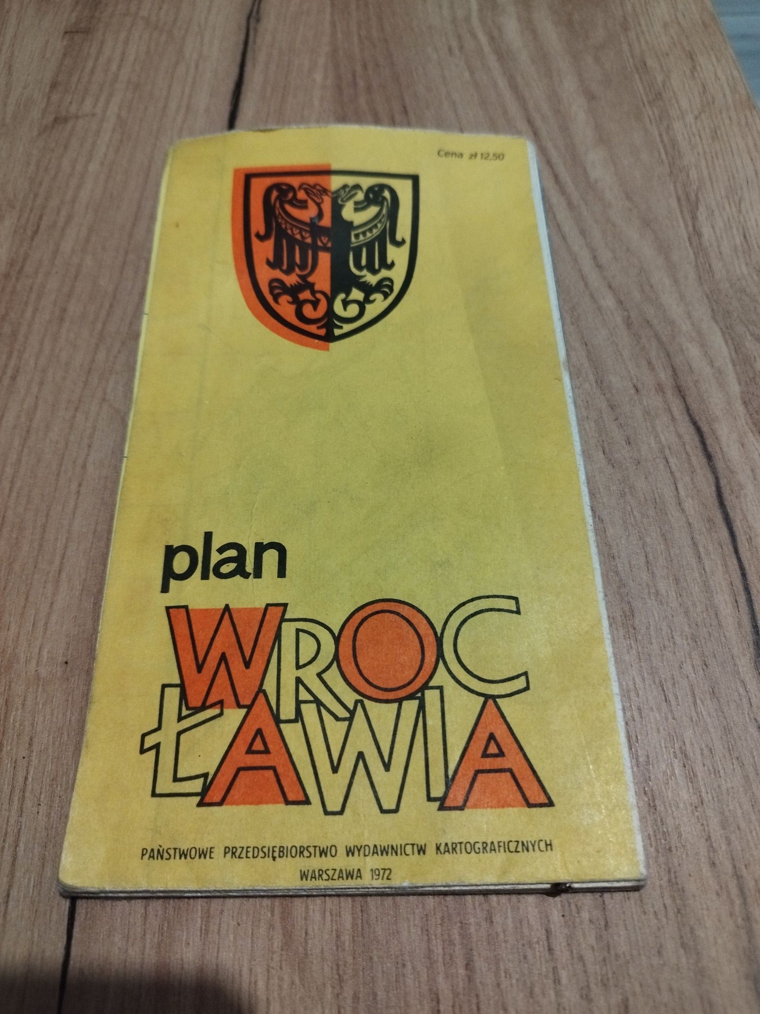 Plan Wrocławia 1972r