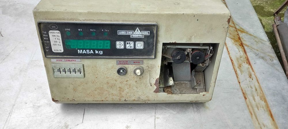 Waga platformowa Lubelskie fabryki wag TP600/hBD