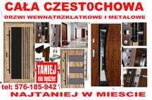 Drzwi wejściowe ZEWNĘTRZNE wewnętrzne z montażem do mieszkania w bloku