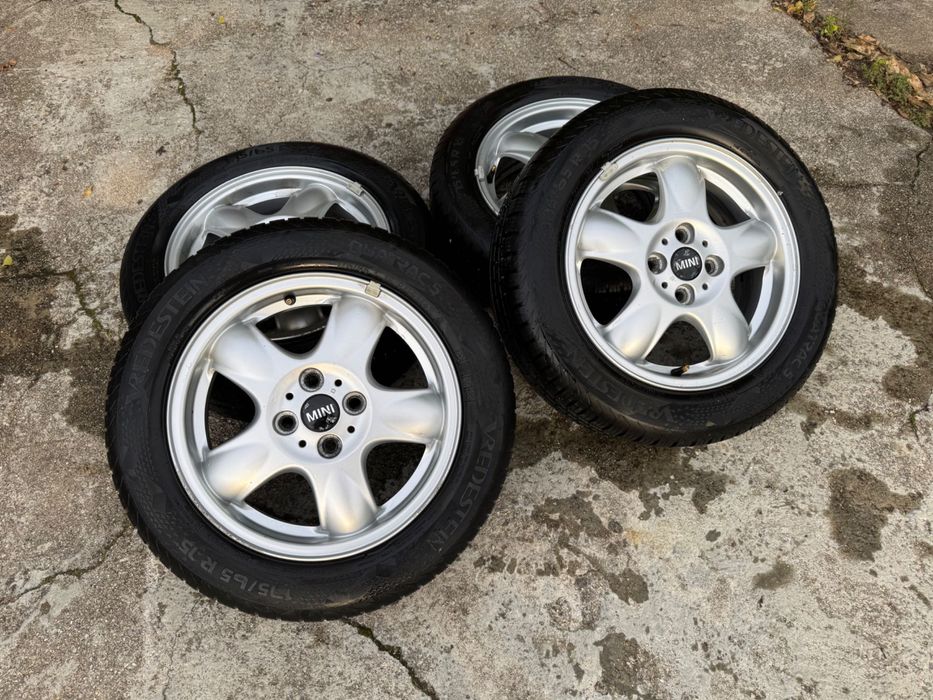 Jantes 15 4x100 Mini Cooper One com pneus