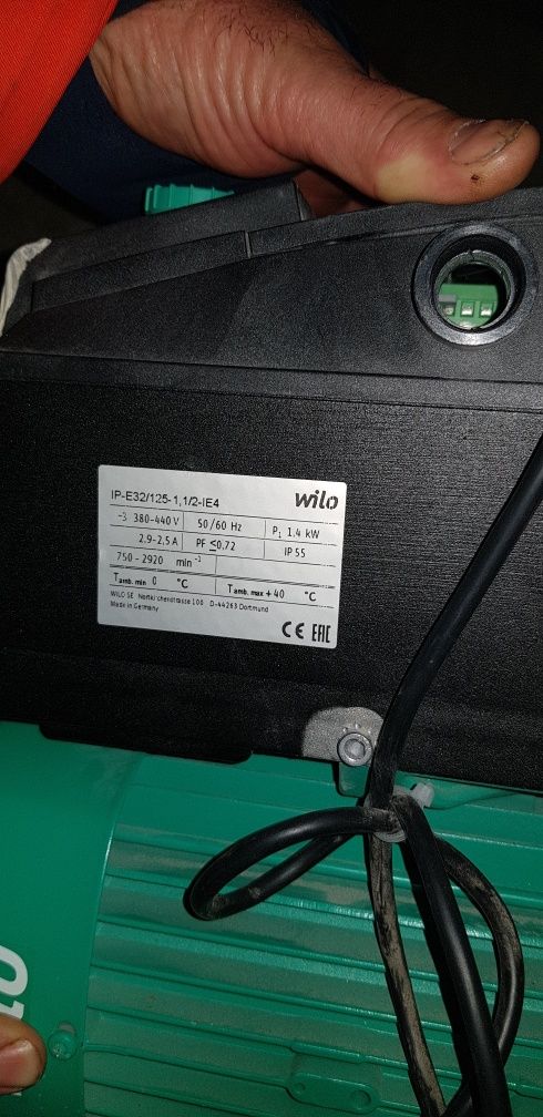Wilo VeroLine pompa obiegowa IP-E32/125-1,1/2 1,4 kW