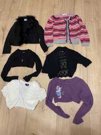 Zestaw sweterków dla dziewczynki  r 128