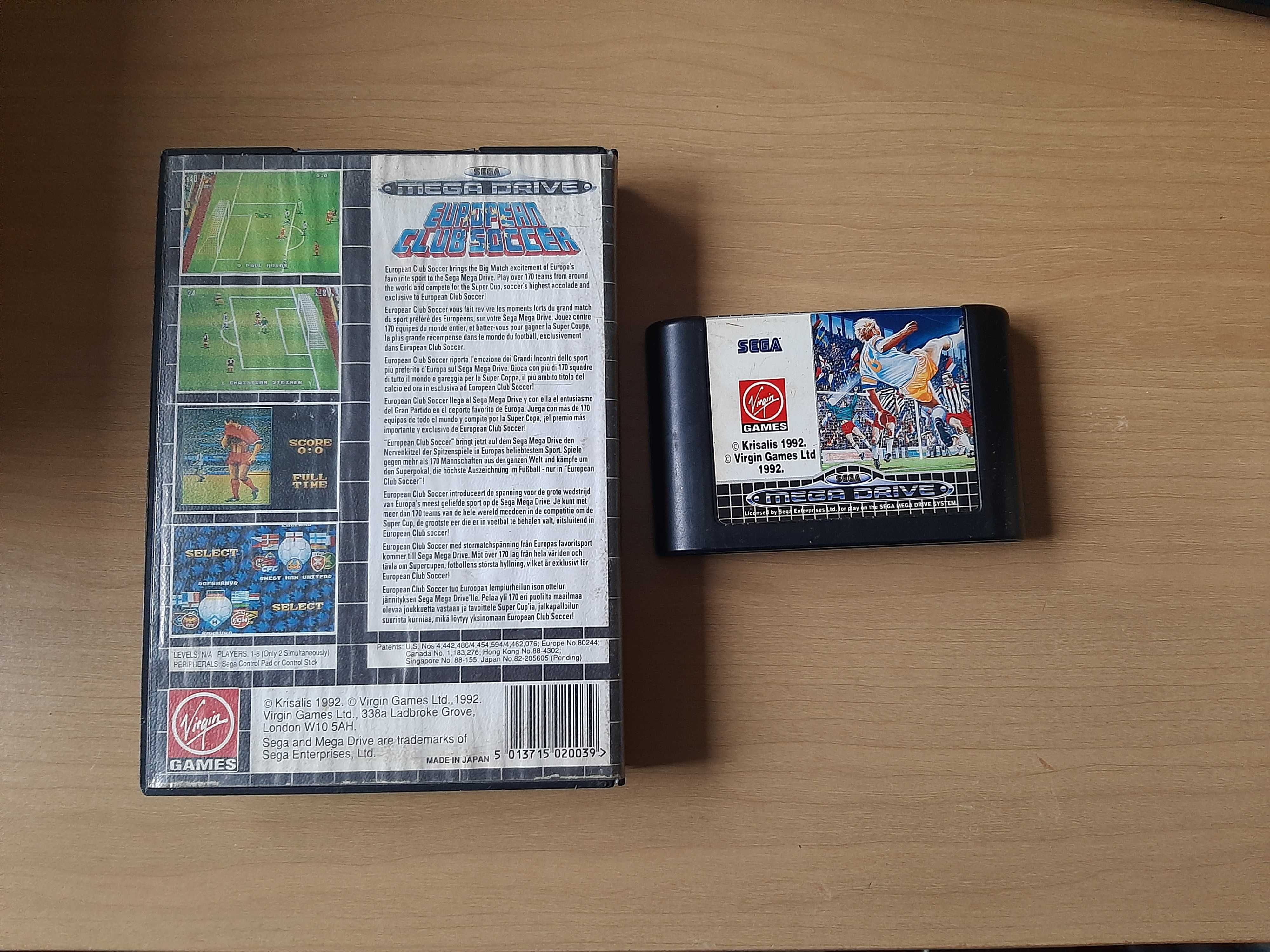 European Club Soccer - Sega Mega Drive