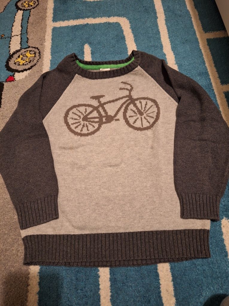 Sweter dla chlopca z rowerem 110