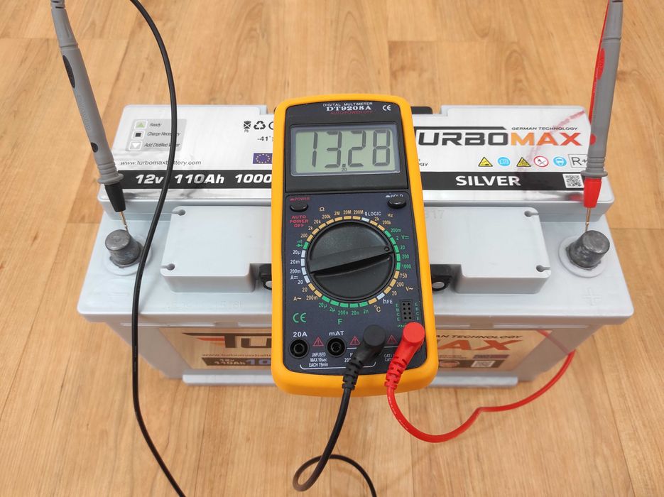 Автомобільний акумулятор TURBOMAX SILVER 110Ah 1000A R+