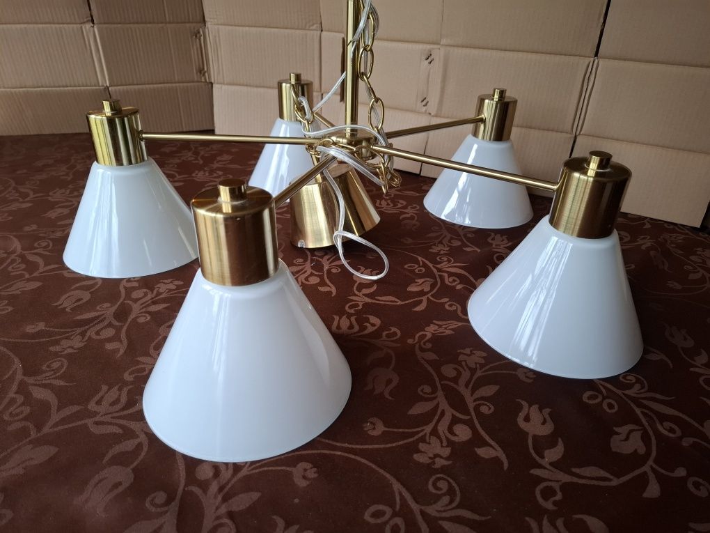 Lampa wisząca pięcioramienny Ikea