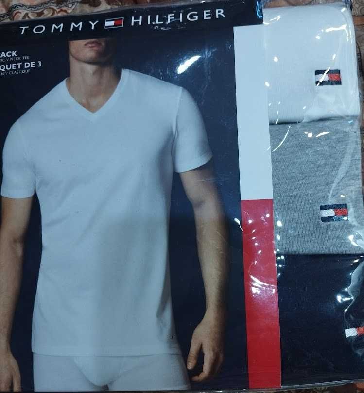 Tommy Hilfiger класична бавовняна  футболка пак 3 шт р L